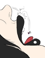 drawing giantess vore color tongue lips machine83