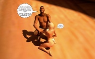 blonde scared story shrunken_men shrunken_woman cruel looking_up jessi_and_vicky tiny_mk digital_render