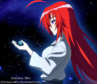 giga blue_eyes planet red_hair universe giantess_mio