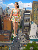 giantess collage city helicopter wonderslug walking skyscraper streets vehicles looking_at_helicopter cheryl_cole