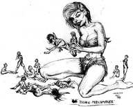 drawing giantess monochrome penis sex handheld orgy rape shrunken_men hand shrunken_woman unknown_hand young_matchmaker