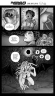 breasts giantess karbo vore comic saliva story demoness open_mouth tentacles swallowed