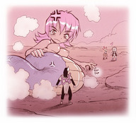 breasts drawing giantess karbo furry mega color topless shrunken_men snake_girl anna