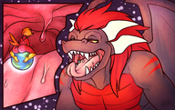 drawing giantess vore furry anthro dragon color giant planet sheela phoenix neopuc roxzy_rocket roxzy reban scalie