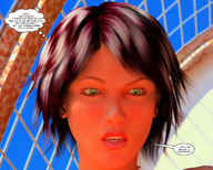black_hair green_eyes story face jessi_and_vicky tiny_mk digital_render