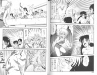 breasts growth giantess blonde comic demoness ripped_clothing