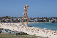 giantess collage city blonde swimsuit beach barefoot water celebrity walking shrunken_people sunglasses docop taylor_swift