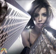 giantess collage city brunette face looking_down skyscraper point_of_view looking_at_viewer themindtaker