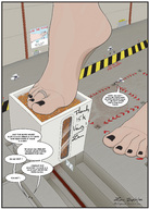 giantess crush feet comic blood nylons shrunken_people