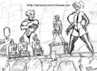drawing comic prisoners male_slaves auction bidding_on