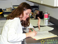 collage penis brunette general_growth shrunken_man writing lab_coat shrinking_device
