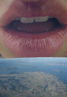giantess collage giga city tongue planet mouth teeth ocean lips xs