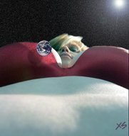 breasts giantess collage giga blonde planet bra galaxy universe xs stars red_bra