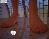 giantess feet jessica story shrunken_men pink_nails jessi_and_vicky daniel tiny_mk digital_render