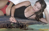 collage city mega destruction finger multiple_sizes endymion giantesses harbor