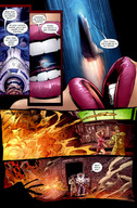drawing giantess comic color mouth teeth lips shrunken_men thing flying fantastic_four ships the_thing growing_back invisible_woman marvel_comics susan_storm