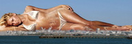 crush collage city mega blonde swimsuit destruction water lying_down people anna_kournikova looking_at_viewer
