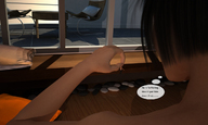giantess shrunken_men hand men holding dangle digital_render