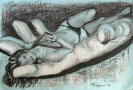 drawing gentle giant male handheld hand shrunken_woman traditional mariart91