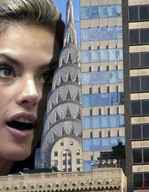 giantess collage city mega buildings brown_eyes face jr new_york_city chrysler_building