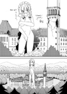 drawing giantess nude manga large_breasts destruction story english giant_sakuyas_adventure