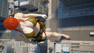 city between_buildings walking_in_street giantess_cassie cassie_croft tiny_mk digital_render