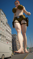 giantess city muscle_babe giantess_cassie cassie_croft tiny_mk