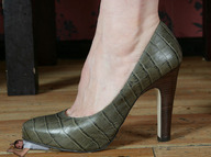 crush collage feet high_heels shrunken_men cruel under_foot hardwood_floor