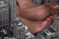 collage city buildings unknown_artist streets vehicles dirty_soles giantess_feet
