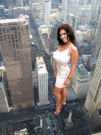giantess collage city denise_milani looking_at_viewer