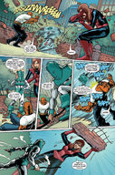 drawing growth giantess mega comic destruction brunette gloves boots fighting mask avengers captions costume giant_girl dialogue janet_van_dyne marvel_comics whirlwind luke_cage