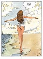 drawing comic color beach story sand gullivera ships milo_manara