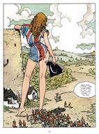 drawing giantess comic color butt barefoot story gullivera milo_manara king villagers makeshift_clothing
