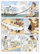 drawing giantess comic color story gullivera ships milo_manara giantess_clothes giantess_shoes