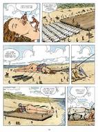 drawing giantess comic color butt pubic_hair story bondage gullivera milo_manara pulled makeshift_clothing