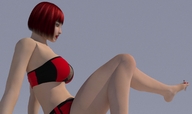 red_hair shrunken_woman between_toes boomgts digital_render