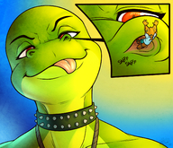 drawing giantess furry anthro color shrunken_men nose sniffing sheela scalie