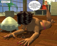 giantess jessica alien soles victoria story shrunken_people jessi_and_vicky under_foot tiny_mk digital_render