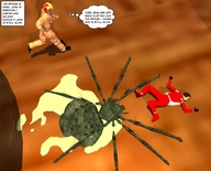 giantess jessica alien soles victoria story shrunken_people jessi_and_vicky under_foot crushed_spider tiny_mk digital_render