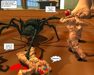 giantess jessica alien soles victoria story shrunken_people jessi_and_vicky under_foot spider tiny_mk digital_render
