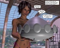giantess jessica soles aliens victoria story shrunken_people jessi_and_vicky under_foot tiny_mk digital_render