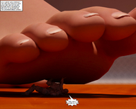 giantess jessica soles aliens victoria story shrunken_people jessi_and_vicky under_foot tiny_mk digital_render