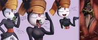 drawing giantess pokemon vore blushing size_difference color handheld stomach internal_view meloetta theboogie