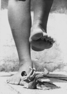 giantess collage feet monochrome barefoot scared shrunken_men foot_crush edison