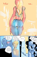 giantess comic mamabliss color domination shrunken story massive killer_ass