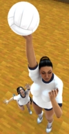 giantess volleyball mini size comparison point_of_view perspective difference height digital_render