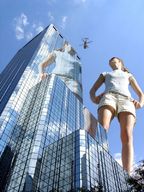 giantess collage helicopter low_angle skyscraper e10 point_of_view