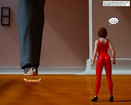 breasts crush alien barefoot blood shrunken_people cruel ufo tiny_mk jessica_and_victoria spacecraft chapter_4
