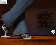 breasts crush alien barefoot blood shrunken_people cruel ufo tiny_mk jessica_and_victoria spacecraft chapter_4