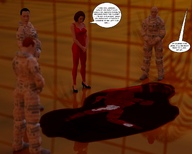 breasts crush alien barefoot blood gore shrunken_people cruel ufo tiny_mk jessica_and_victoria spacecraft chapter_4